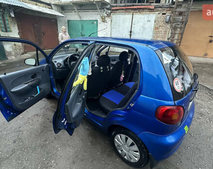 Синий Дэу Матиз, объемом двигателя 0.8 л и пробегом 122 тыс. км за 2350 $, фото 6 на Automoto.ua