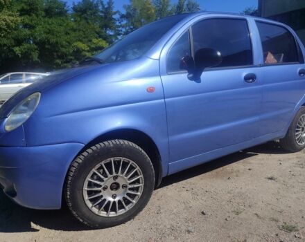 Синий Дэу Матиз, объемом двигателя 0.8 л и пробегом 78 тыс. км за 2500 $, фото 2 на Automoto.ua