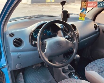 Синий Дэу Матиз, объемом двигателя 0.8 л и пробегом 72 тыс. км за 2500 $, фото 13 на Automoto.ua