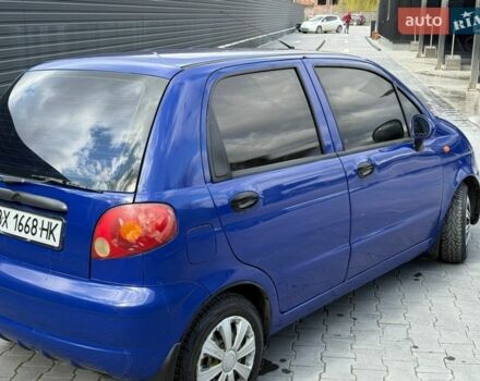 Синий Дэу Матиз, объемом двигателя 0.8 л и пробегом 218 тыс. км за 1600 $, фото 23 на Automoto.ua