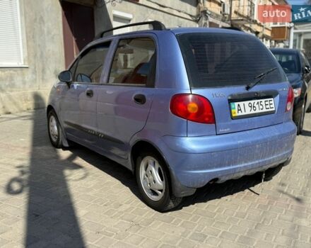 Синий Дэу Матиз, объемом двигателя 0.8 л и пробегом 73 тыс. км за 3200 $, фото 2 на Automoto.ua