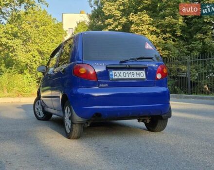 Синий Дэу Матиз, объемом двигателя 0.8 л и пробегом 107 тыс. км за 3200 $, фото 3 на Automoto.ua