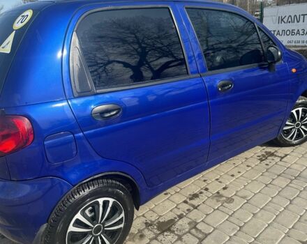 Синий Дэу Матиз, объемом двигателя 0.8 л и пробегом 133 тыс. км за 2500 $, фото 2 на Automoto.ua