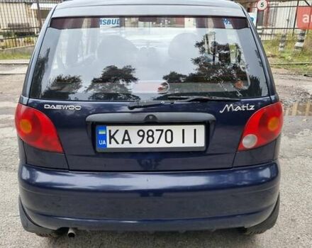 Синий Дэу Матиз, объемом двигателя 0.8 л и пробегом 155 тыс. км за 1800 $, фото 3 на Automoto.ua