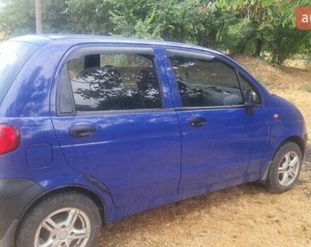 Синий Дэу Матиз, объемом двигателя 0.8 л и пробегом 190 тыс. км за 1500 $, фото 2 на Automoto.ua