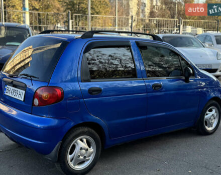 Синий Дэу Матиз, объемом двигателя 0.8 л и пробегом 126 тыс. км за 3300 $, фото 3 на Automoto.ua