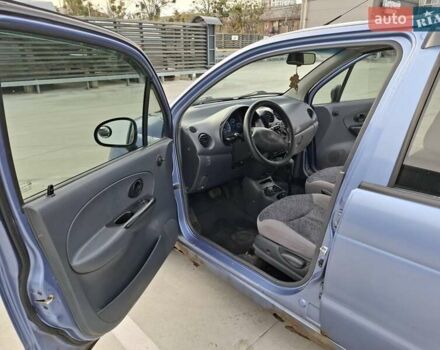 Синий Дэу Матиз, объемом двигателя 0.8 л и пробегом 124 тыс. км за 2000 $, фото 12 на Automoto.ua
