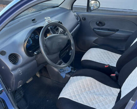 Синий Дэу Матиз, объемом двигателя 0.8 л и пробегом 100 тыс. км за 2600 $, фото 6 на Automoto.ua