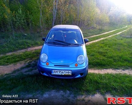 Синий Дэу Матиз, объемом двигателя 0.8 л и пробегом 170 тыс. км за 1650 $, фото 3 на Automoto.ua