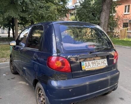 Синий Дэу Матиз, объемом двигателя 0.8 л и пробегом 195 тыс. км за 1750 $, фото 2 на Automoto.ua