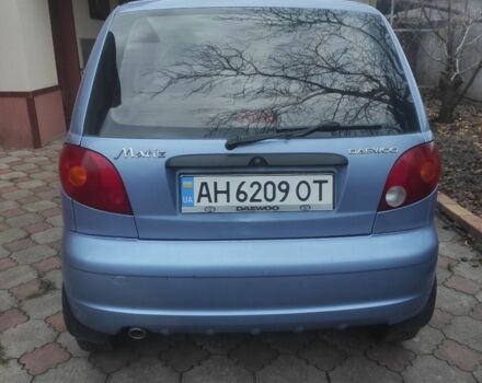 Синий Дэу Матиз, объемом двигателя 0.8 л и пробегом 91 тыс. км за 1500 $, фото 7 на Automoto.ua