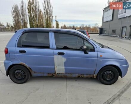 Синий Дэу Матиз, объемом двигателя 0.8 л и пробегом 124 тыс. км за 2000 $, фото 9 на Automoto.ua