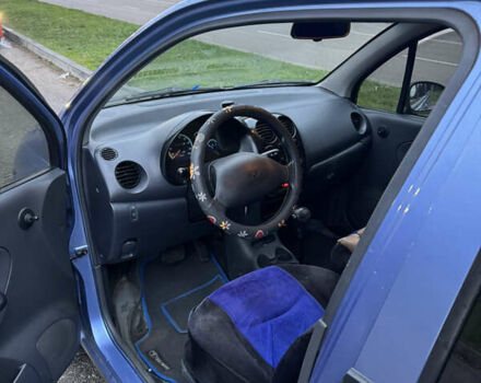 Синий Дэу Матиз, объемом двигателя 0.8 л и пробегом 103 тыс. км за 2900 $, фото 8 на Automoto.ua