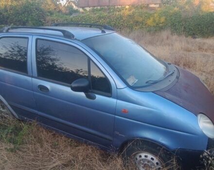 Синий Дэу Матиз, объемом двигателя 0.8 л и пробегом 80 тыс. км за 700 $, фото 3 на Automoto.ua