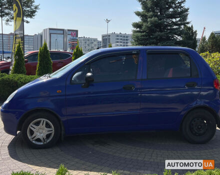 Синий Дэу Матиз, объемом двигателя 0.8 л и пробегом 104 тыс. км за 3999 $, фото 3 на Automoto.ua
