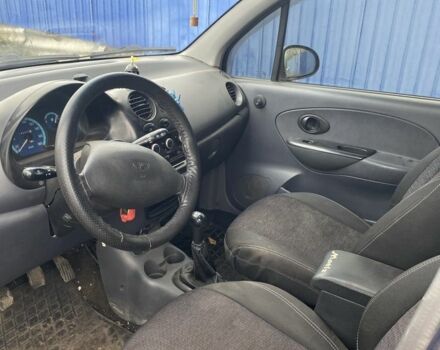 Синий Дэу Матиз, объемом двигателя 0.8 л и пробегом 144 тыс. км за 1663 $, фото 4 на Automoto.ua