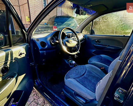 Синий Дэу Матиз, объемом двигателя 0.8 л и пробегом 198 тыс. км за 2700 $, фото 4 на Automoto.ua