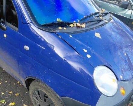 Синий Дэу Матиз, объемом двигателя 0.8 л и пробегом 333 тыс. км за 1775 $, фото 3 на Automoto.ua