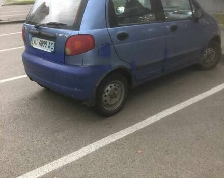 Синий Дэу Матиз, объемом двигателя 0.8 л и пробегом 150 тыс. км за 1250 $, фото 8 на Automoto.ua