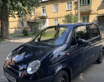 Синий Дэу Матиз, объемом двигателя 0.8 л и пробегом 195 тыс. км за 1750 $, фото 1 на Automoto.ua