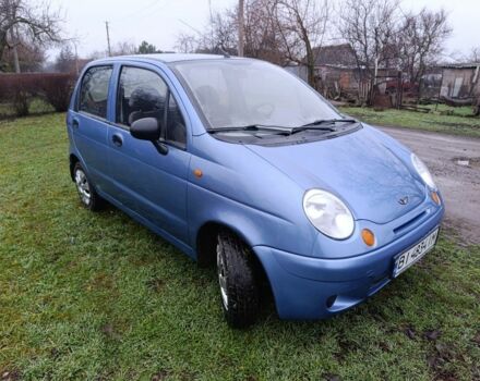Синий Дэу Матиз, объемом двигателя 0.8 л и пробегом 100 тыс. км за 2100 $, фото 8 на Automoto.ua