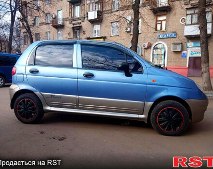Синий Дэу Матиз, объемом двигателя 1 л и пробегом 44 тыс. км за 3400 $, фото 6 на Automoto.ua