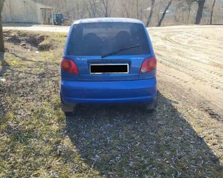 Синий Дэу Матиз, объемом двигателя 0.8 л и пробегом 150 тыс. км за 2700 $, фото 1 на Automoto.ua