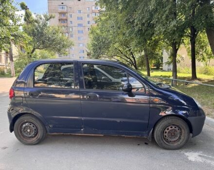 Синий Дэу Матиз, объемом двигателя 0.8 л и пробегом 195 тыс. км за 1750 $, фото 4 на Automoto.ua