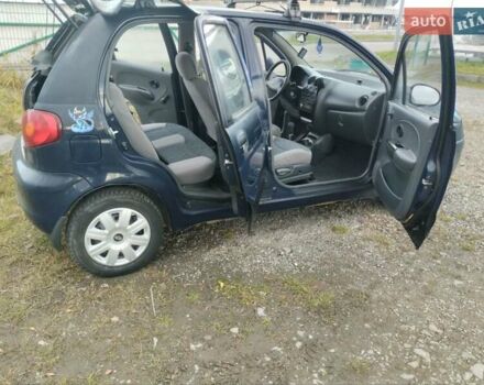 Синий Дэу Матиз, объемом двигателя 0.8 л и пробегом 84 тыс. км за 1750 $, фото 7 на Automoto.ua