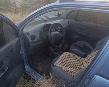 Синий Дэу Матиз, объемом двигателя 0.8 л и пробегом 80 тыс. км за 700 $, фото 6 на Automoto.ua