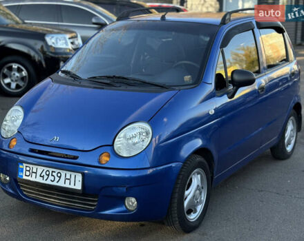 Синий Дэу Матиз, объемом двигателя 0.8 л и пробегом 126 тыс. км за 3300 $, фото 1 на Automoto.ua