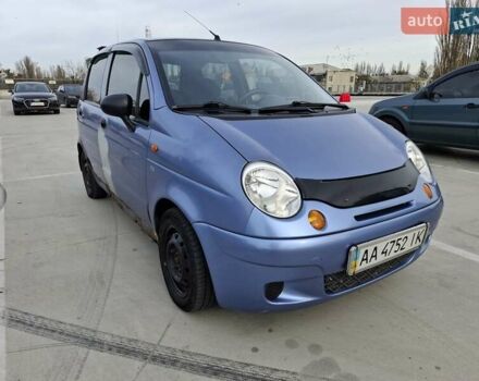 Синий Дэу Матиз, объемом двигателя 0.8 л и пробегом 124 тыс. км за 2000 $, фото 1 на Automoto.ua