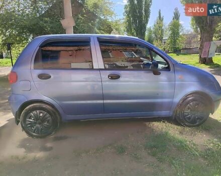 Синий Дэу Матиз, объемом двигателя 0.8 л и пробегом 64 тыс. км за 2700 $, фото 2 на Automoto.ua