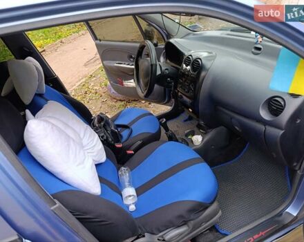 Синий Дэу Матиз, объемом двигателя 1 л и пробегом 115 тыс. км за 2600 $, фото 6 на Automoto.ua