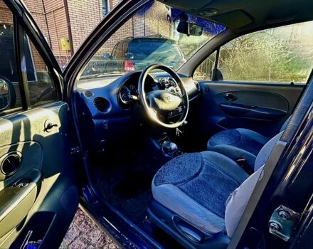 Синий Дэу Матиз, объемом двигателя 0.8 л и пробегом 198 тыс. км за 3300 $, фото 4 на Automoto.ua