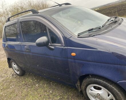 Синий Дэу Матиз, объемом двигателя 0.8 л и пробегом 144 тыс. км за 1663 $, фото 1 на Automoto.ua