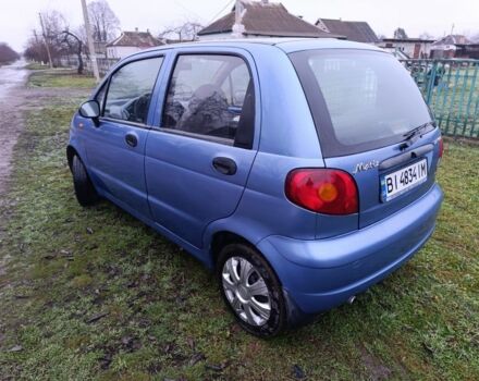 Синий Дэу Матиз, объемом двигателя 0.8 л и пробегом 100 тыс. км за 2100 $, фото 4 на Automoto.ua