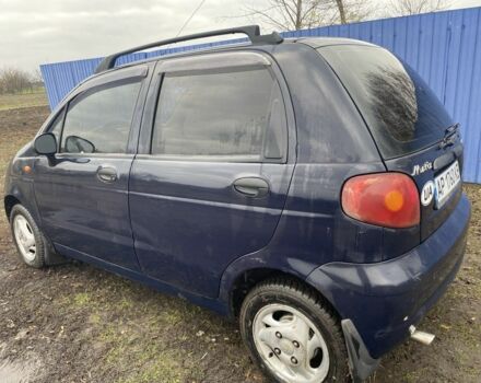 Синий Дэу Матиз, объемом двигателя 0.8 л и пробегом 144 тыс. км за 1663 $, фото 3 на Automoto.ua