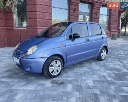 Синий Дэу Матиз, объемом двигателя 0.8 л и пробегом 122 тыс. км за 2650 $, фото 1 на Automoto.ua