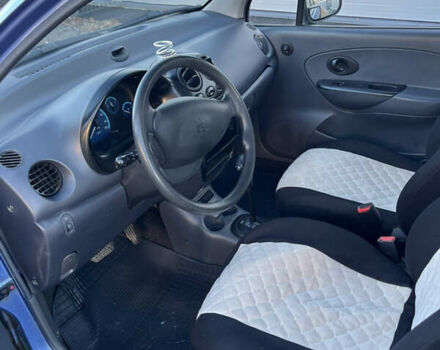 Синий Дэу Матиз, объемом двигателя 0.8 л и пробегом 100 тыс. км за 2600 $, фото 9 на Automoto.ua