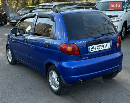 Синий Дэу Матиз, объемом двигателя 0.8 л и пробегом 126 тыс. км за 2900 $, фото 4 на Automoto.ua