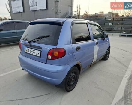Синий Дэу Матиз, объемом двигателя 0.8 л и пробегом 124 тыс. км за 2000 $, фото 6 на Automoto.ua