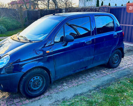 Синий Дэу Матиз, объемом двигателя 0.8 л и пробегом 198 тыс. км за 2700 $, фото 3 на Automoto.ua