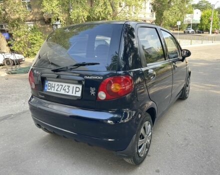 Синий Дэу Матиз, объемом двигателя 0.8 л и пробегом 120 тыс. км за 2450 $, фото 3 на Automoto.ua