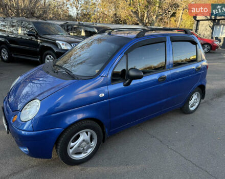 Синий Дэу Матиз, объемом двигателя 0.8 л и пробегом 126 тыс. км за 2900 $, фото 5 на Automoto.ua