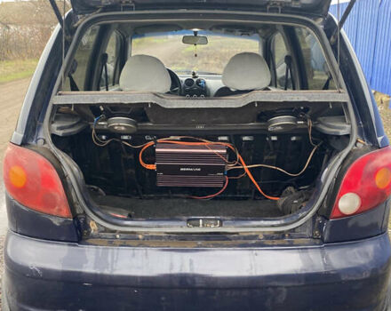 Синий Дэу Матиз, объемом двигателя 0.8 л и пробегом 144 тыс. км за 1888 $, фото 6 на Automoto.ua