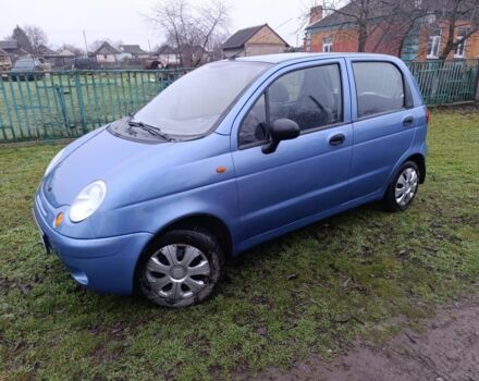 Синий Дэу Матиз, объемом двигателя 0.8 л и пробегом 100 тыс. км за 2100 $, фото 2 на Automoto.ua