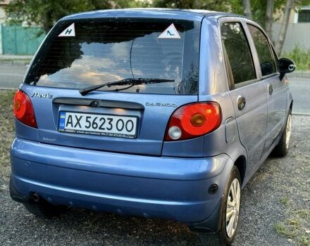 Синий Дэу Матиз, объемом двигателя 0.8 л и пробегом 107 тыс. км за 3800 $, фото 6 на Automoto.ua