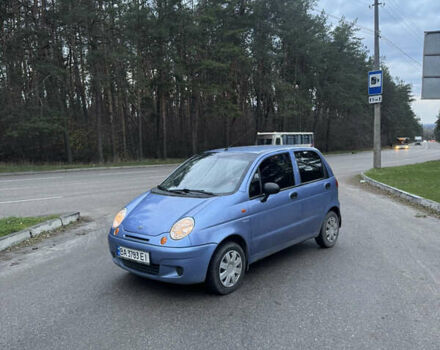 Синий Дэу Матиз, объемом двигателя 0.8 л и пробегом 103 тыс. км за 2900 $, фото 1 на Automoto.ua