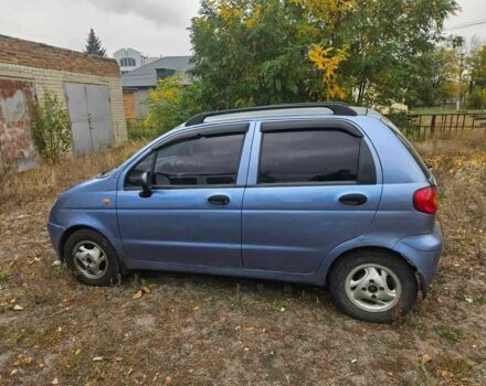 Синий Дэу Матиз, объемом двигателя 0.8 л и пробегом 145 тыс. км за 2700 $, фото 5 на Automoto.ua